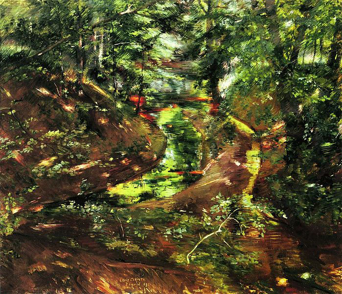 Lovis Corinth Waldinneres in Bernried